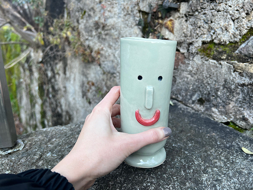 Face vase - Minty