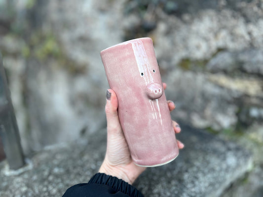 Piglet vase