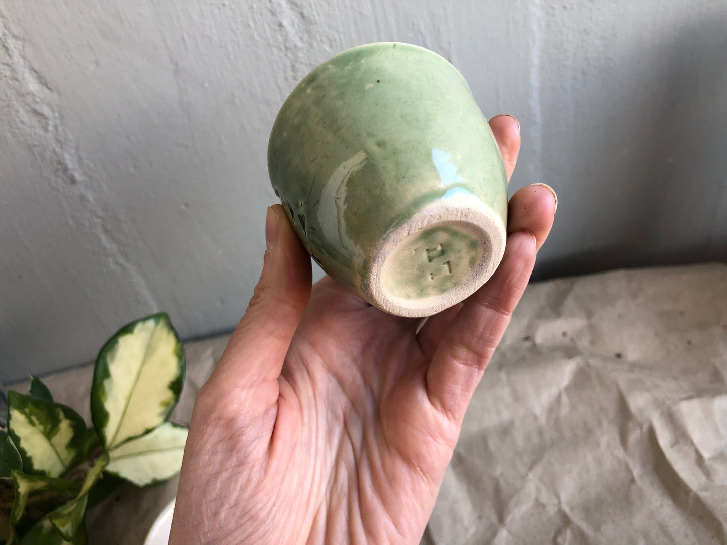 Botanical espresso cup