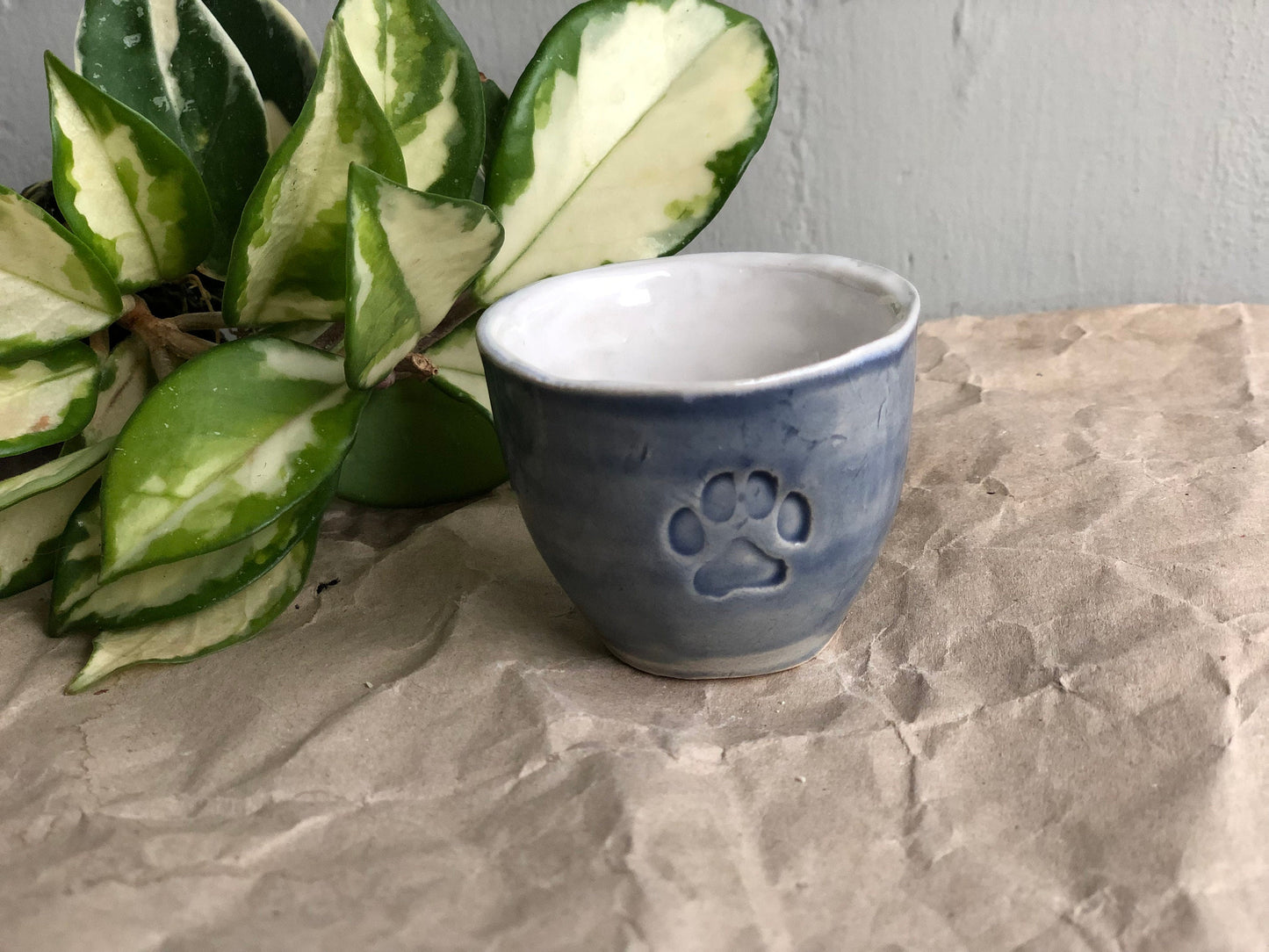 Ceramic Espresso Cup, Cat Paw