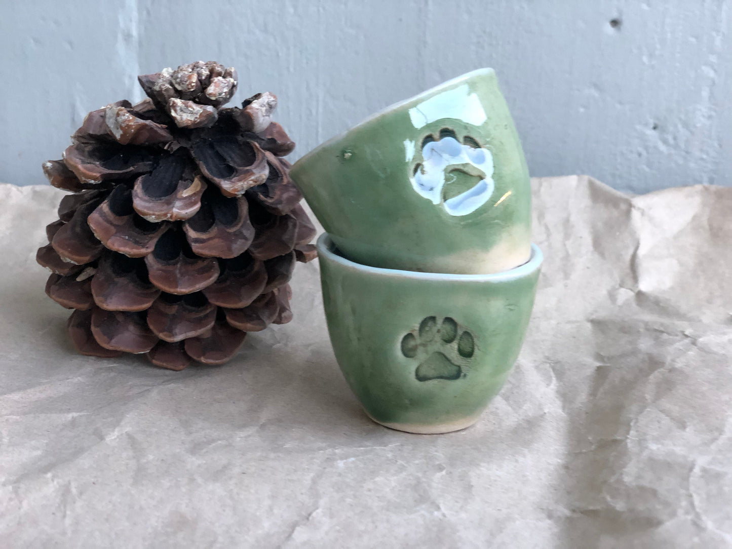Ceramic Espresso Cup, Cat Paw