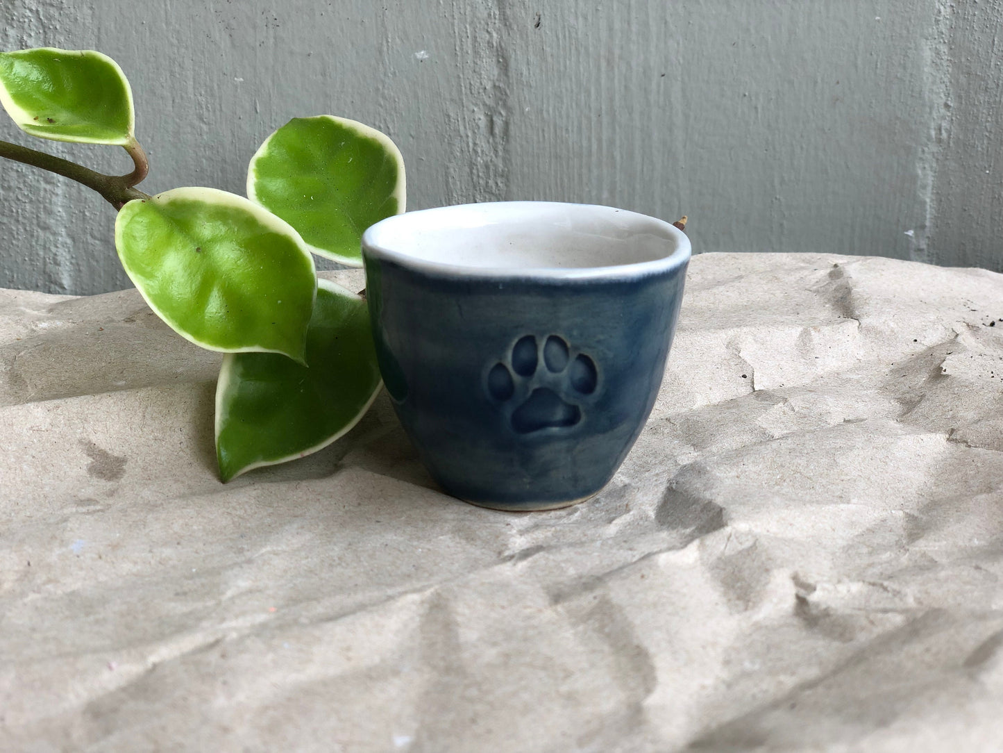 Ceramic Espresso Cup, Cat Paw