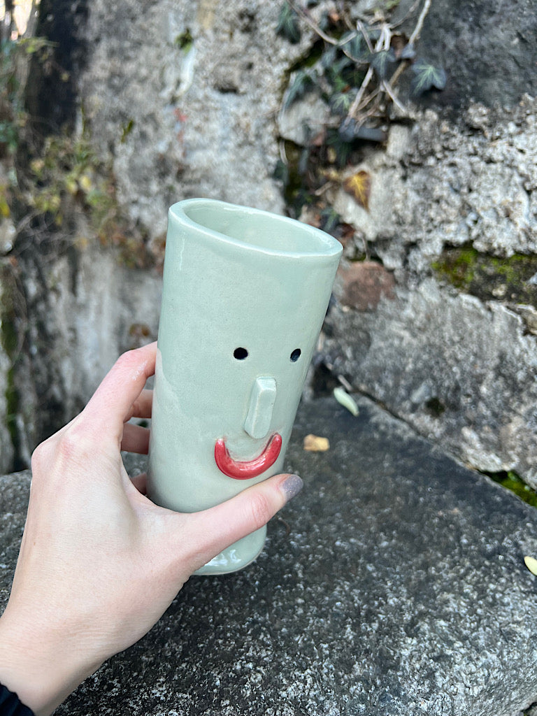 Face vase - Minty