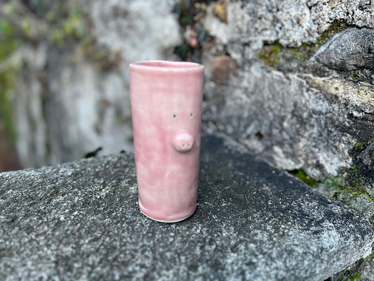 Piglet vase