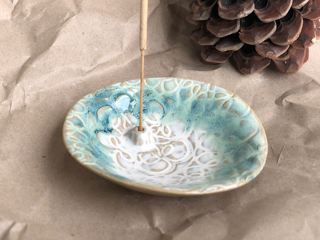 Handmade Ceramic Incense Holder