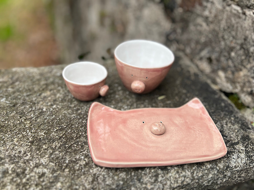 Glasses tray, Piglet