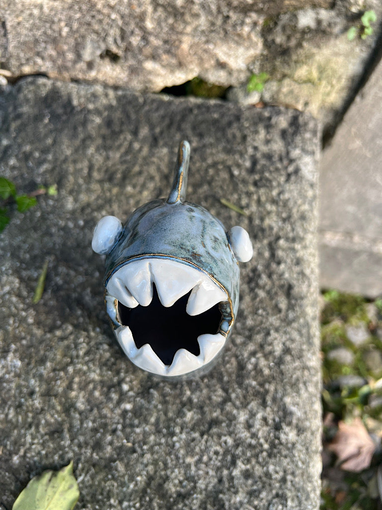 Shark vase