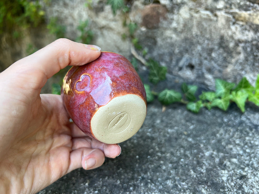 Heart Espresso Cup with plate