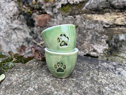 Ceramic Espresso Cup, Cat Paw
