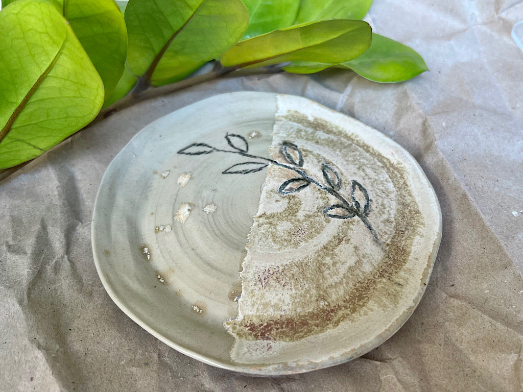 OUTLET Handmade Ceramic Jewelry Plate