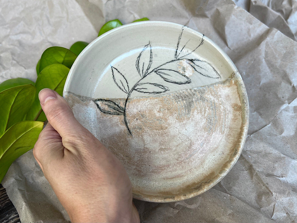 OUTLET Handmade Ceramic Jewelry Plate