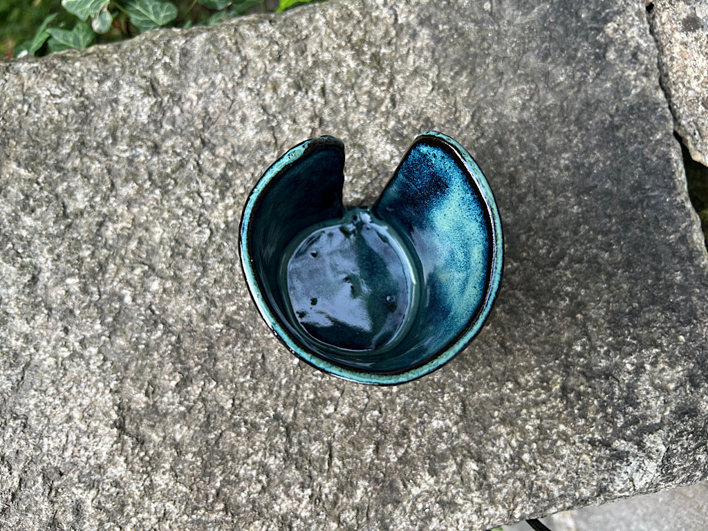 Handgemachte Keramik-Wattepadhalter