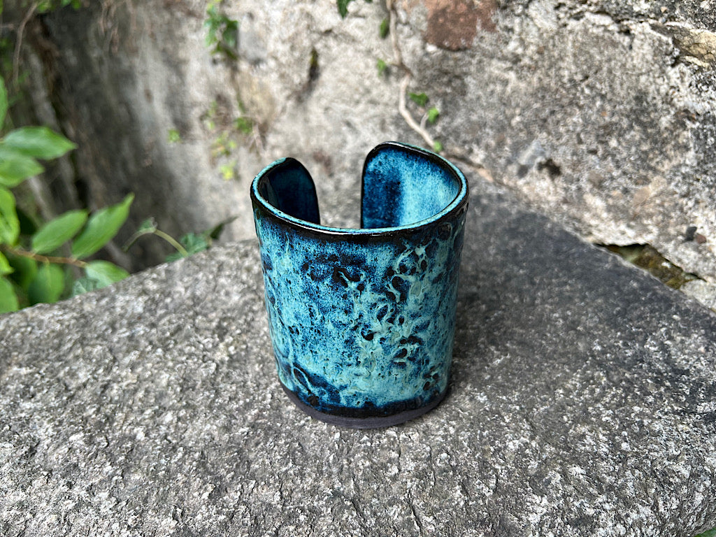 Handgemachte Keramik-Wattepadhalter