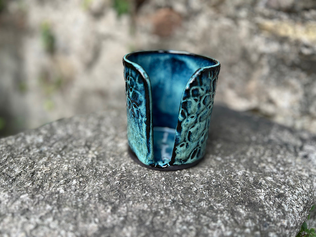 Handgemachte Keramik-Wattepadhalter