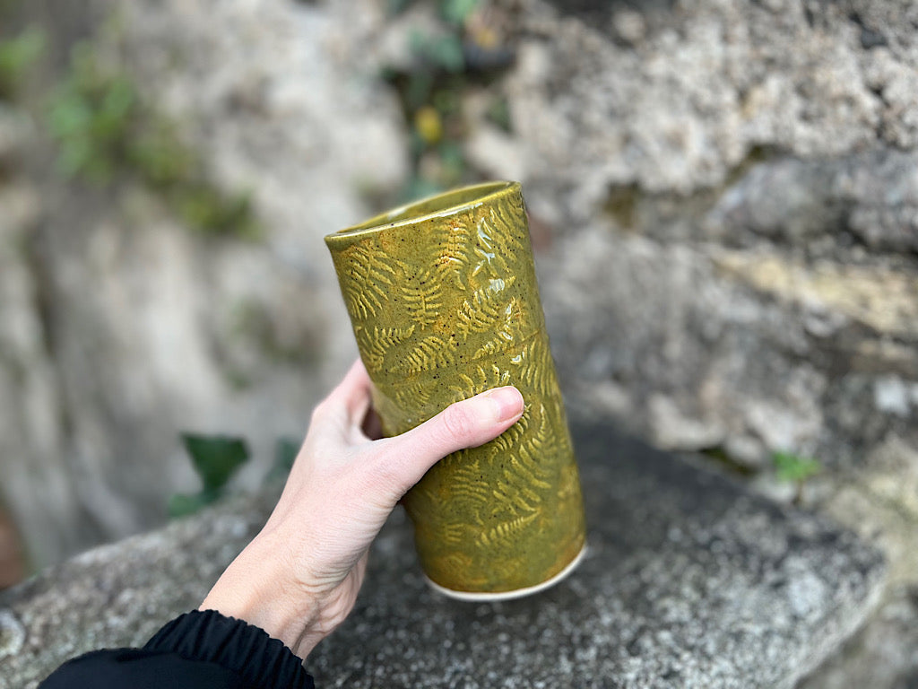 Fern tube vase